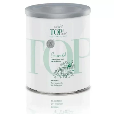 Varmt Vax - Top Line - Emerald - 800g - Italwax-Varmvax - Burk -italwaxsweden.se