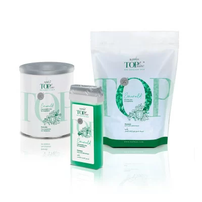 Varmt Vax - Top Line - Emerald - 800g - Italwax-Varmvax - Burk -italwaxsweden.se