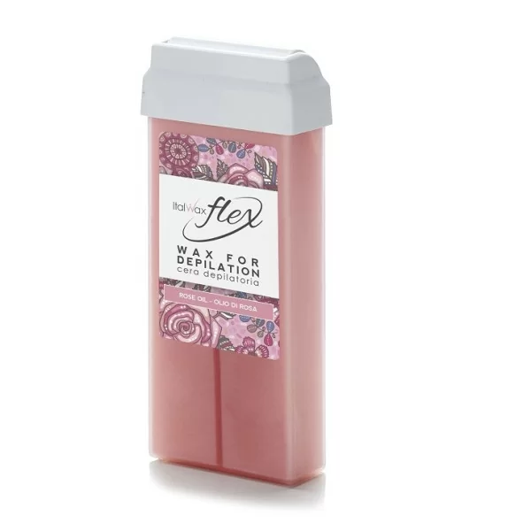 24x100g Rose Oil - Roll on vax - Flex - Italwax