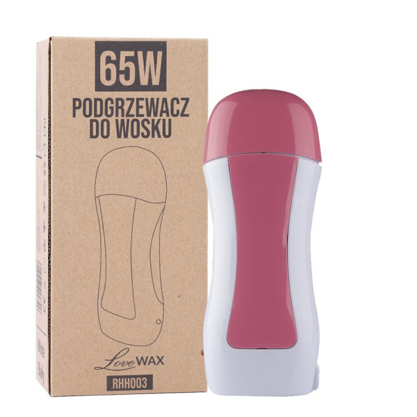 Vaxvärmare - "Roll on" Rosa för 100 ml patroner - 65 watt