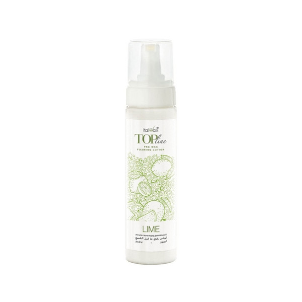 200ml Före vaxning skum lotion - Lime - TOP Line - Italwax