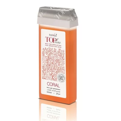 Italwax - Top Beauty - Roll on - Coral - 100 gram-Varmvax - Roll On -italwaxsweden.se