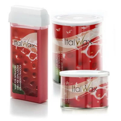 Varmt Vax - 800g - Italwax - Strawberry-Varmvax - Burk -italwaxsweden.se