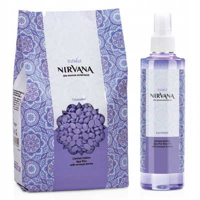250ml Före vaxning olja - Lavender - Nirvana - Italwax-Talk / Oljor / Lotion - Före / Efter -italwaxsweden.se